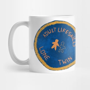 Adult Life Skills Lone Twin Badge Mug